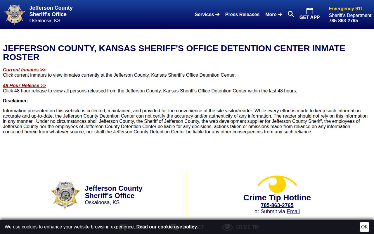 Jefferson County busted mugshot roster chooser